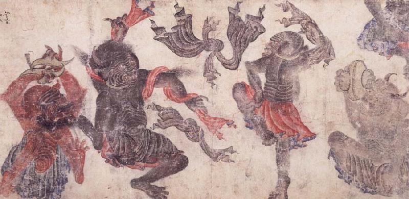 unknow artist Dancing demons